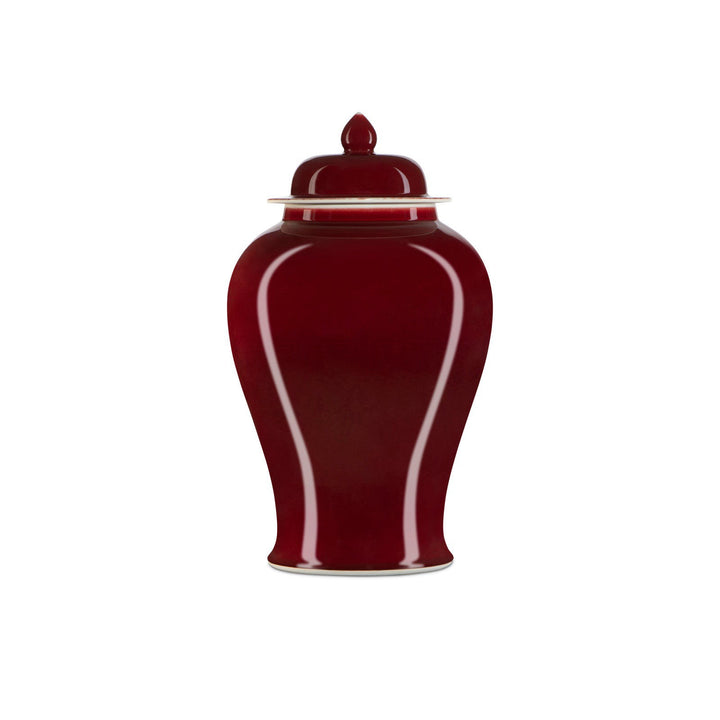 Oxblood Large Temple Jar