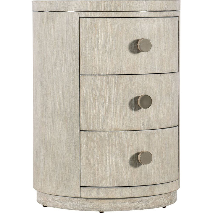 Nightstands Modern Mood Round Nightstand - Light Wood