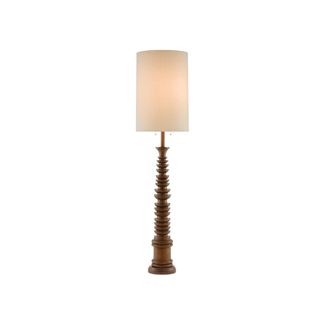 Malayan Natural Floor Lamp