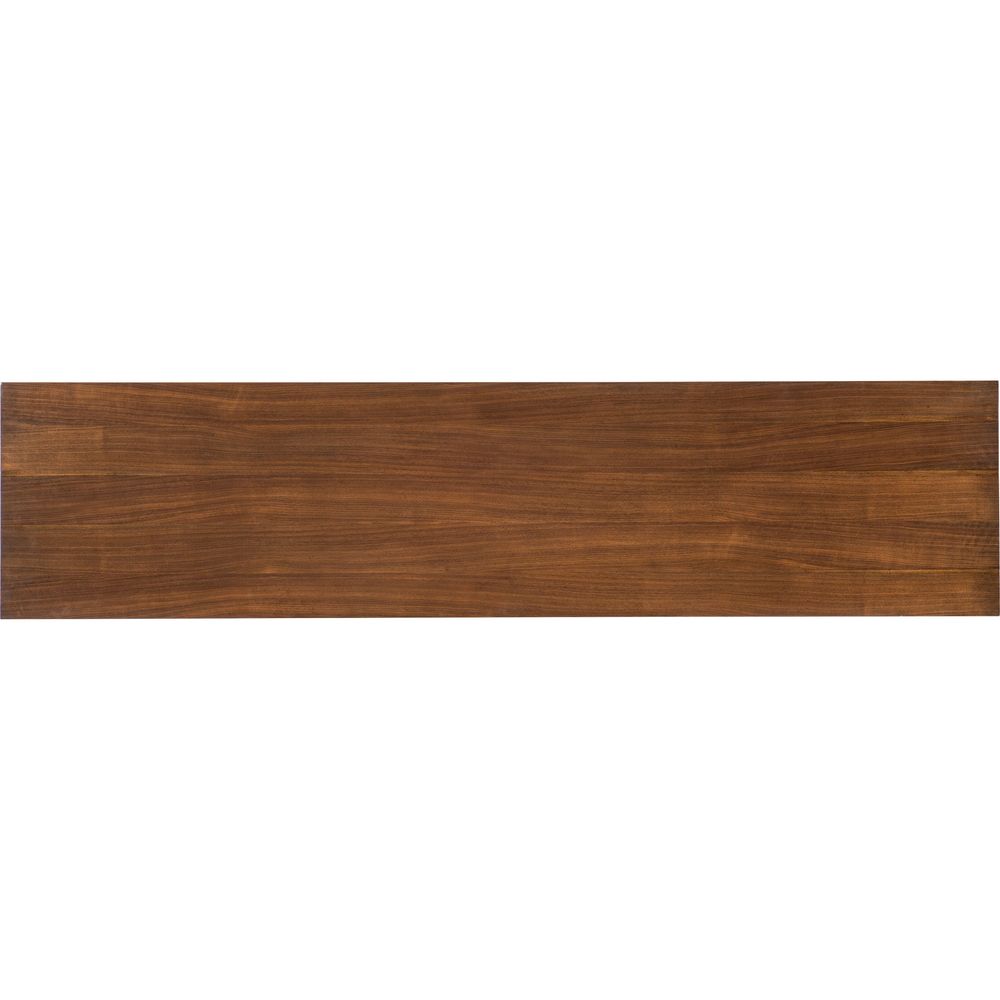 Melange Lloyds Leopard Entertainment Credenza - Medium Wood