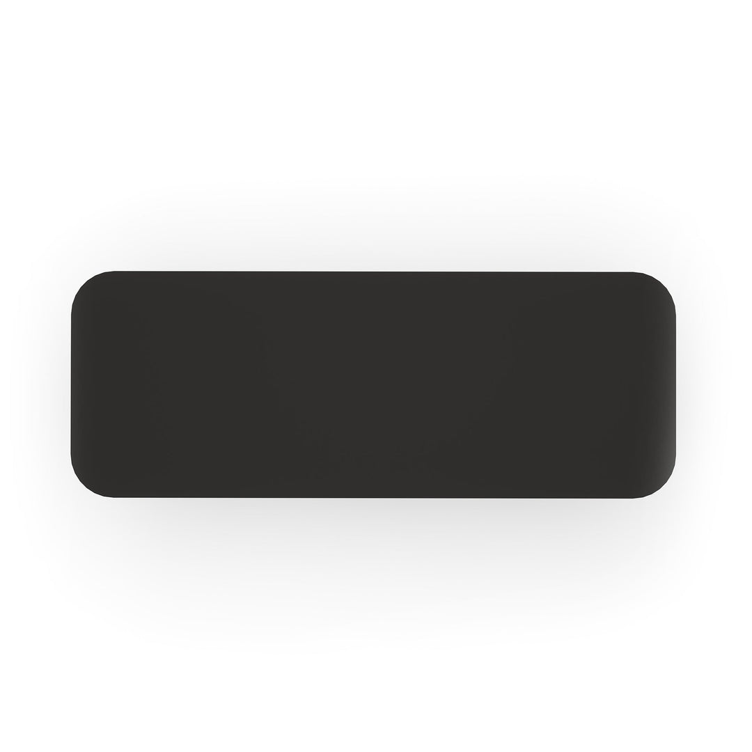 Overlap Rectangle Dining Table Dark - image 5