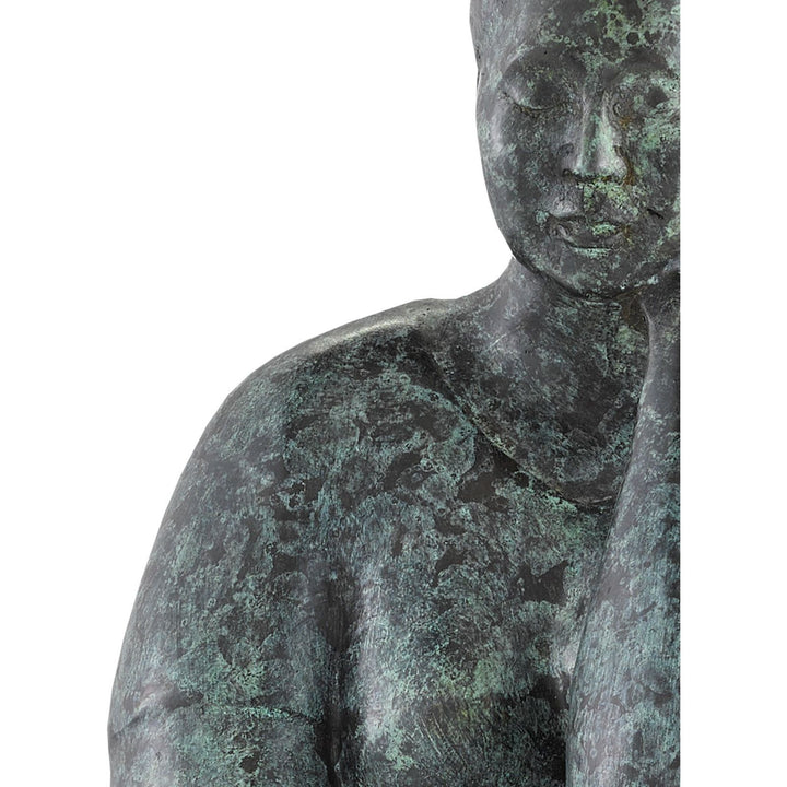 Lady Meditating Bronze