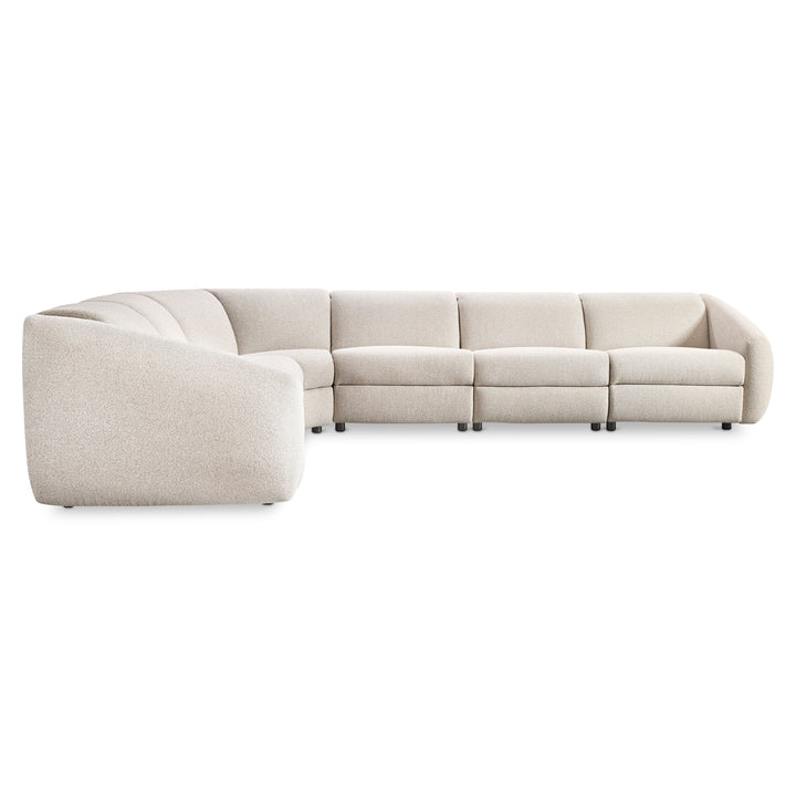 Avignon 6-Piece Fabric Power Motion Sectional Recliner