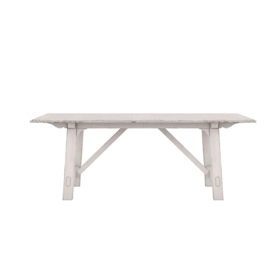 Alcove Trestle Dining Table - White