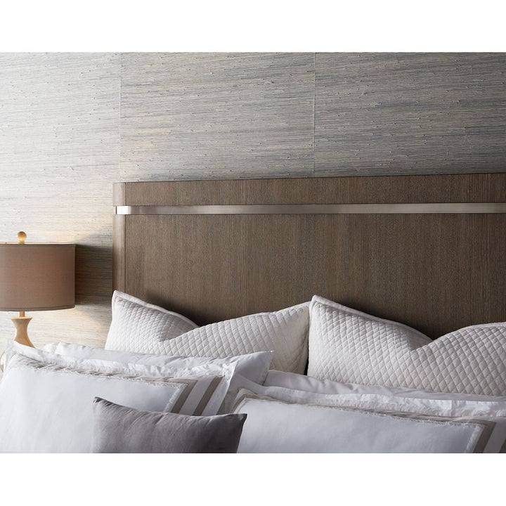 Beds Modern Mood King Panel Bed - Dark Wood