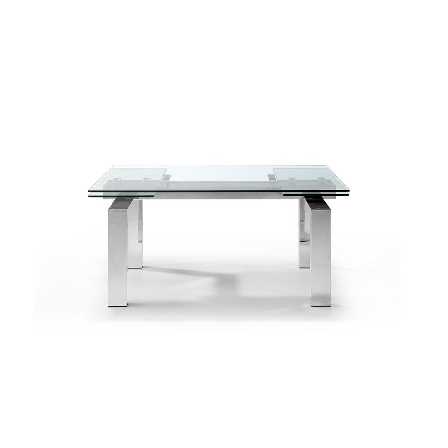 Cuatro Extendable Dining Table-Whiteline Modern Living-WHITELINE-DT1234-Outdoor Dining Tables-1-France and Son