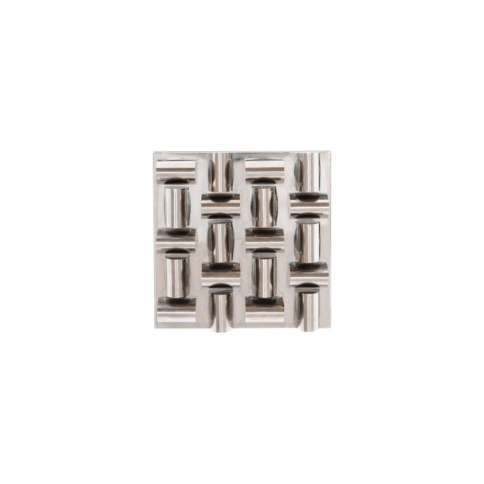 Arete Wall Tile, Stainless Steel-Phillips Collection-PHIL-CH65060-Wall Decor-1-France and Son