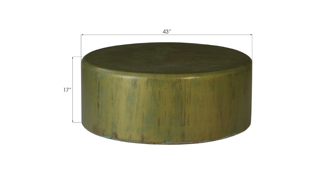 Button Coffee Table Lichen Finish-Phillips Collection-PHIL-CH77706-Coffee Tables-8-France and Son