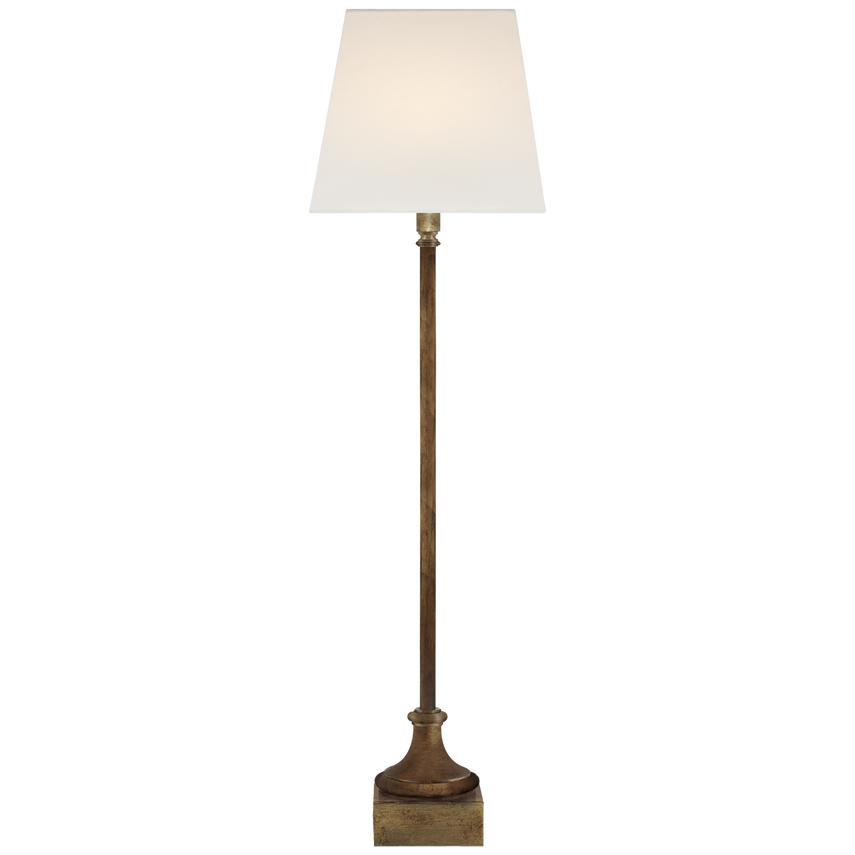 Cedar Buffet Lamp-Visual Comfort-VISUAL-CHA 8315GI-L-Table LampsGilded Iron / Linen Shade-5-France and Son