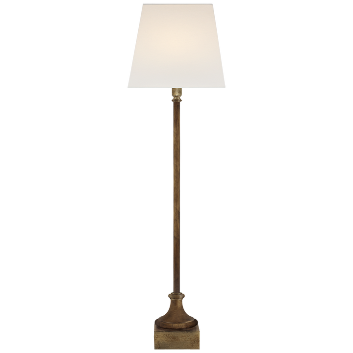 Cedar Buffet Lamp-Visual Comfort-VISUAL-CHA 8315GI-L-Table LampsGilded Iron / Linen Shade-5-France and Son