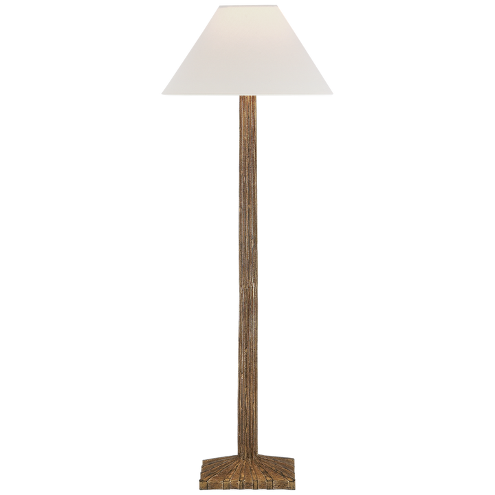 Suzan Buffet Lamp-Visual Comfort-VISUAL-CHA 8463GI-L-Table LampsGilded Iron-Linen-3-France and Son