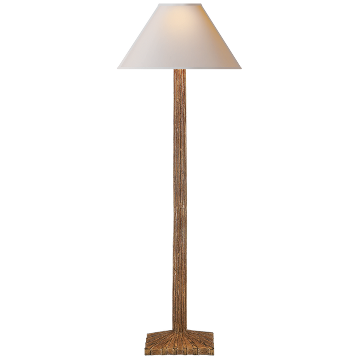 Suzan Buffet Lamp-Visual Comfort-VISUAL-CHA 8463GI-NP-Table LampsGilded Iron-Natural Paper-4-France and Son