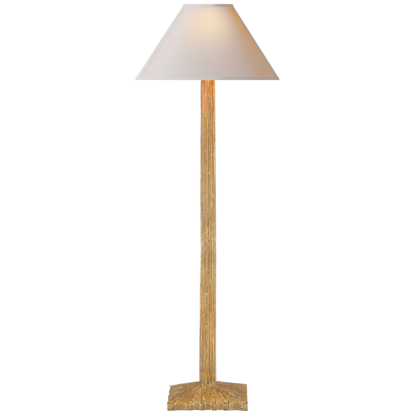 Suzan Buffet Lamp-Visual Comfort-VISUAL-CHA 8463G-NP-Table LampsGild-Natural Paper-6-France and Son