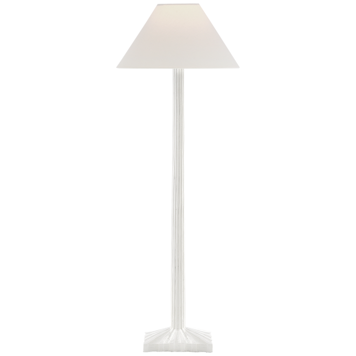 Suzan Buffet Lamp-Visual Comfort-VISUAL-CHA 8463WHT-L-Table LampsPlaster White-Linen-7-France and Son