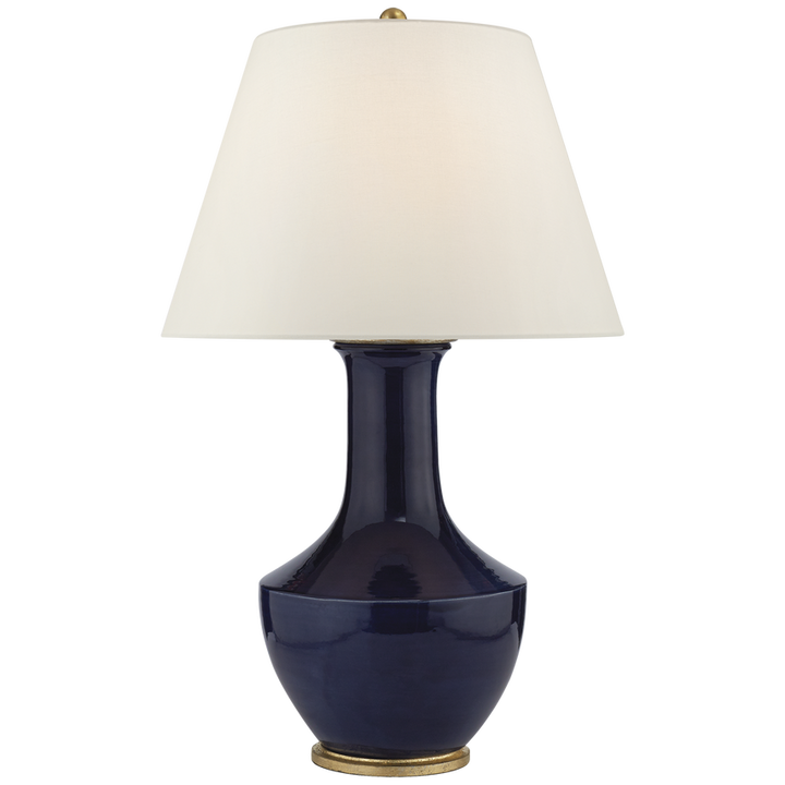 Laila Table Lamp-Visual Comfort-VISUAL-CHA 8661DM-L-Table LampsDenim Porcelain-1-France and Son
