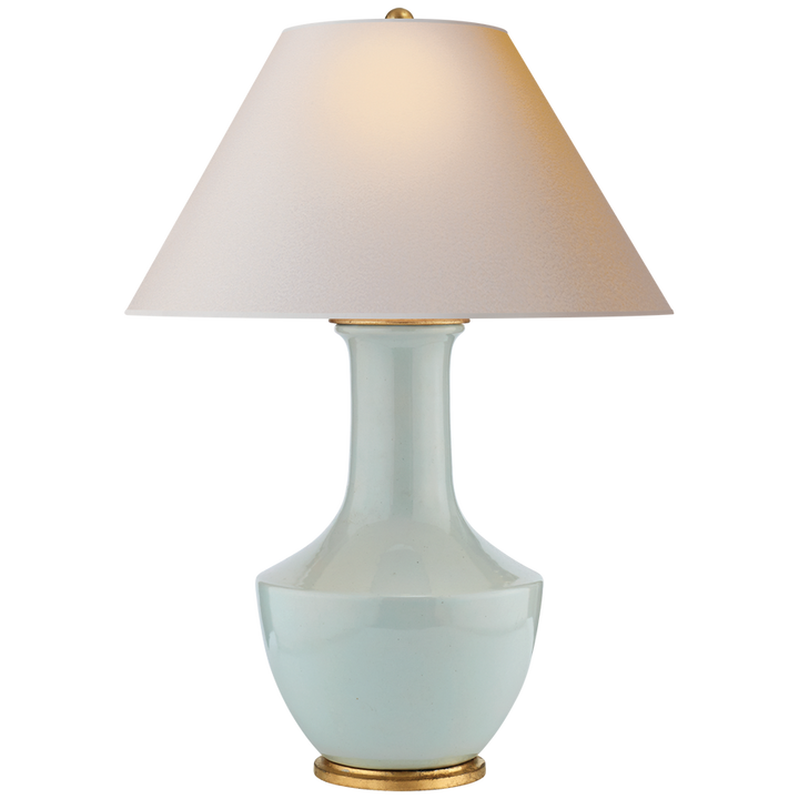 Laila Table Lamp-Visual Comfort-VISUAL-CHA 8661ICB-L-Table LampsIce Blue Porcelain-2-France and Son