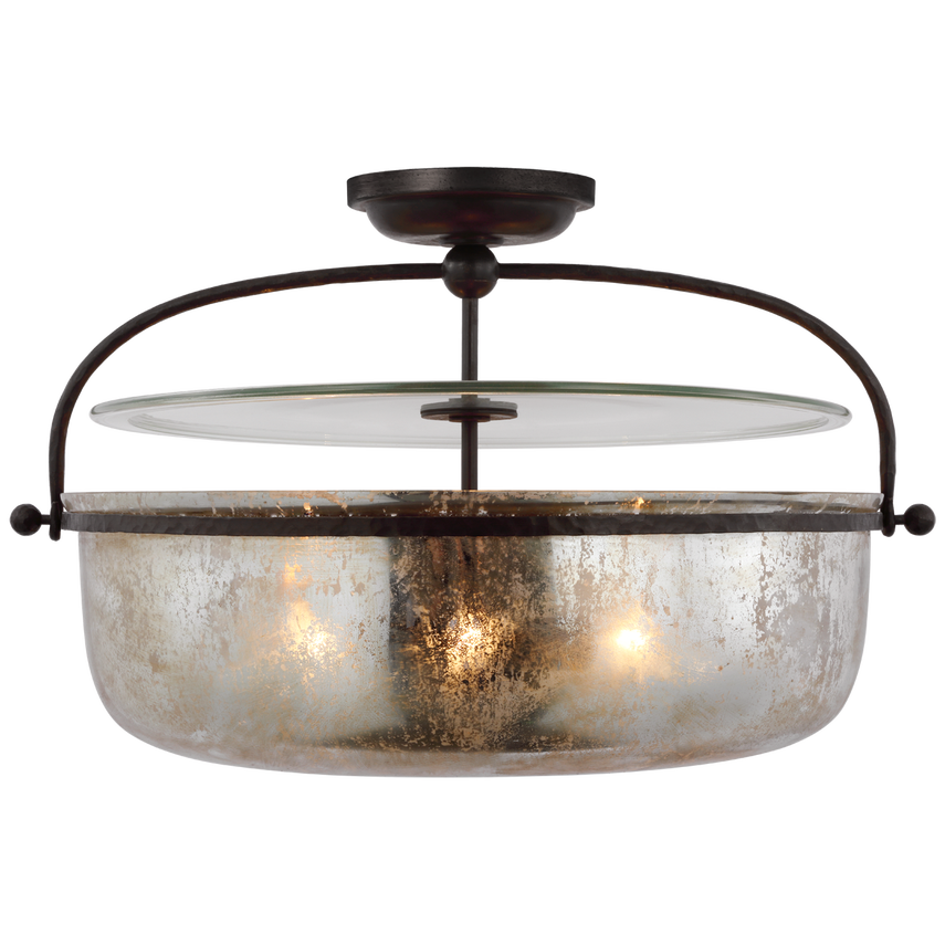 Lorford Large Semi Flush Lantern