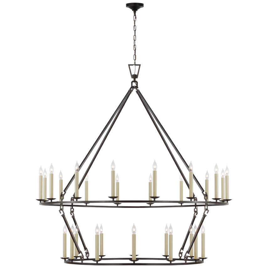 Larissa Oversized Two Tier Chandelier