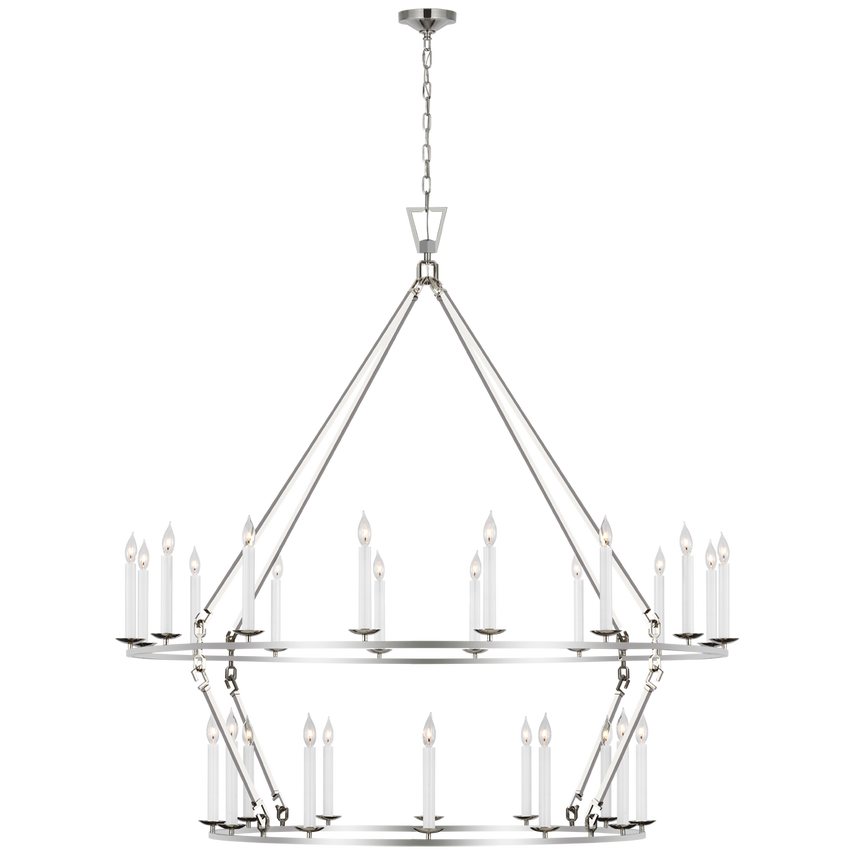 Larissa Oversized Two Tier Chandelier