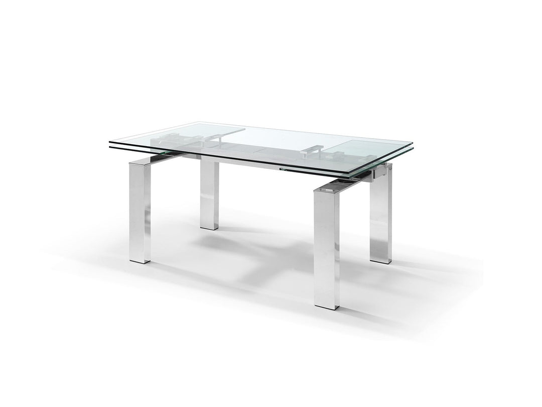 Cuatro Extendable Dining Table-Whiteline Modern Living-WHITELINE-DT1234-Outdoor Dining Tables-3-France and Son