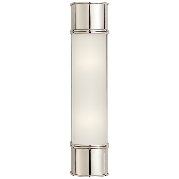 Ford 18" Bath Sconce-Visual Comfort-VISUAL-CHD 1552PN-FG-Bathroom LightingPolished Nickel-Frosted Glass-5-France and Son