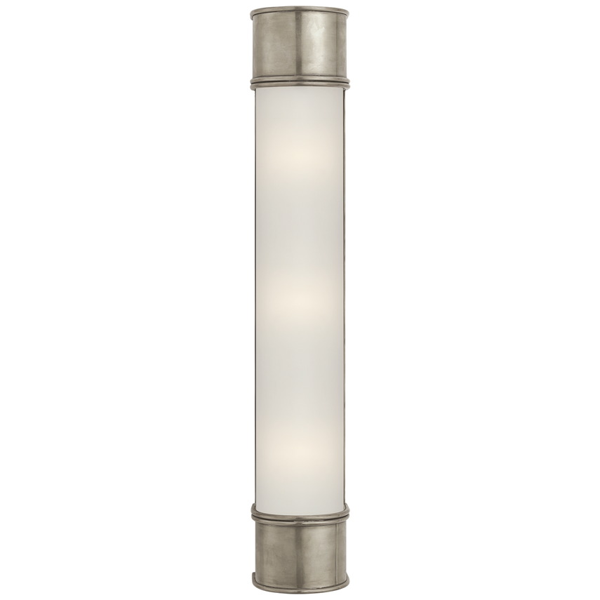 Oriana 24" Bath Sconce-Visual Comfort-VISUAL-CHD 1553AN-FG-Bathroom LightingAntique Nickel-Frosted Glass-2-France and Son