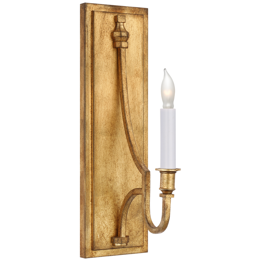 Minos Medium Sconce-Visual Comfort-VISUAL-CHD 2560GI-Wall LightingGilded Iron-3-France and Son