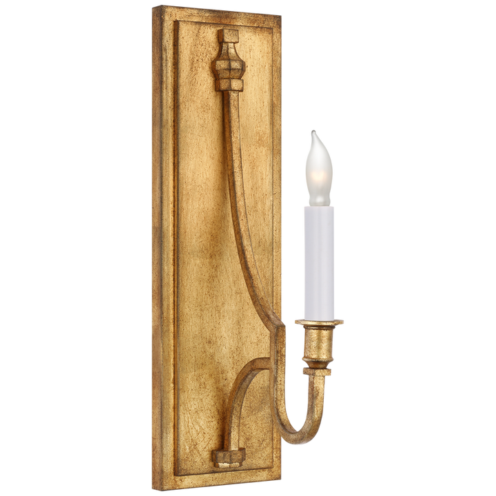 Minos Medium Sconce-Visual Comfort-VISUAL-CHD 2560GI-Wall LightingGilded Iron-3-France and Son