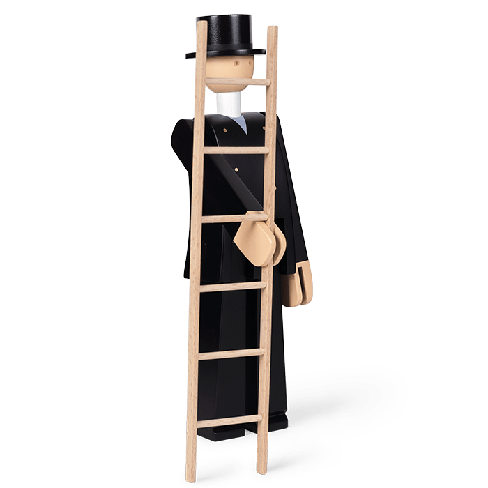 Kay Bojesen Chimney Sweeper, Black, H: 8.1"