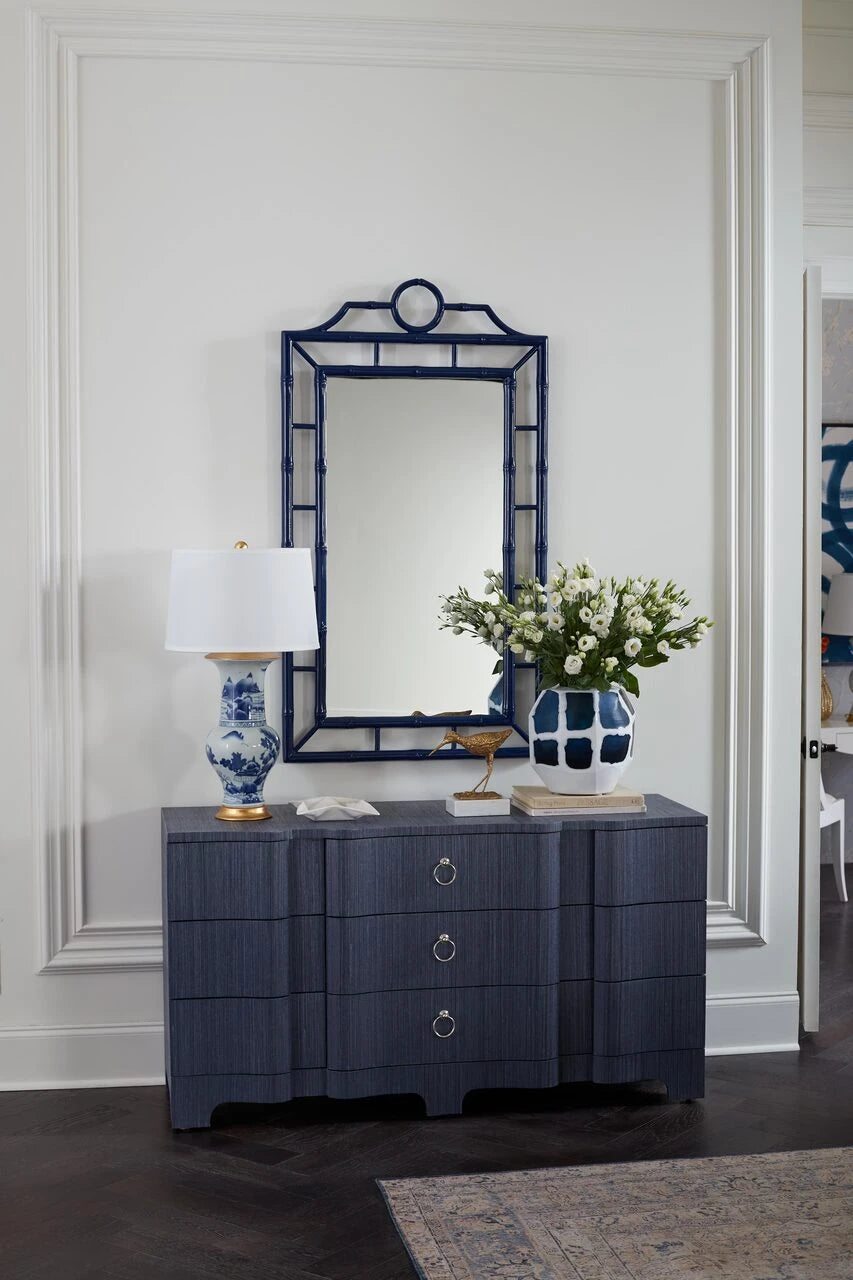 Chloe Mirror, Deep Sea Blue