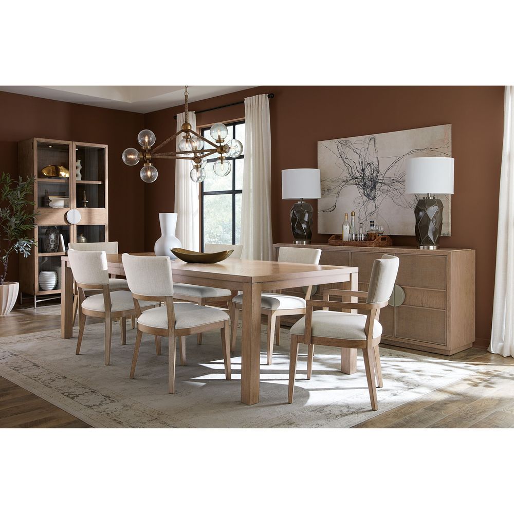 Dining Tables Ballad Rectangle Dining Table with One 18-inch Leaf - Medium Wood