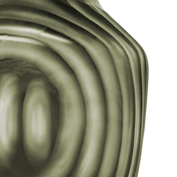 Circle Small Vase, Nori Green