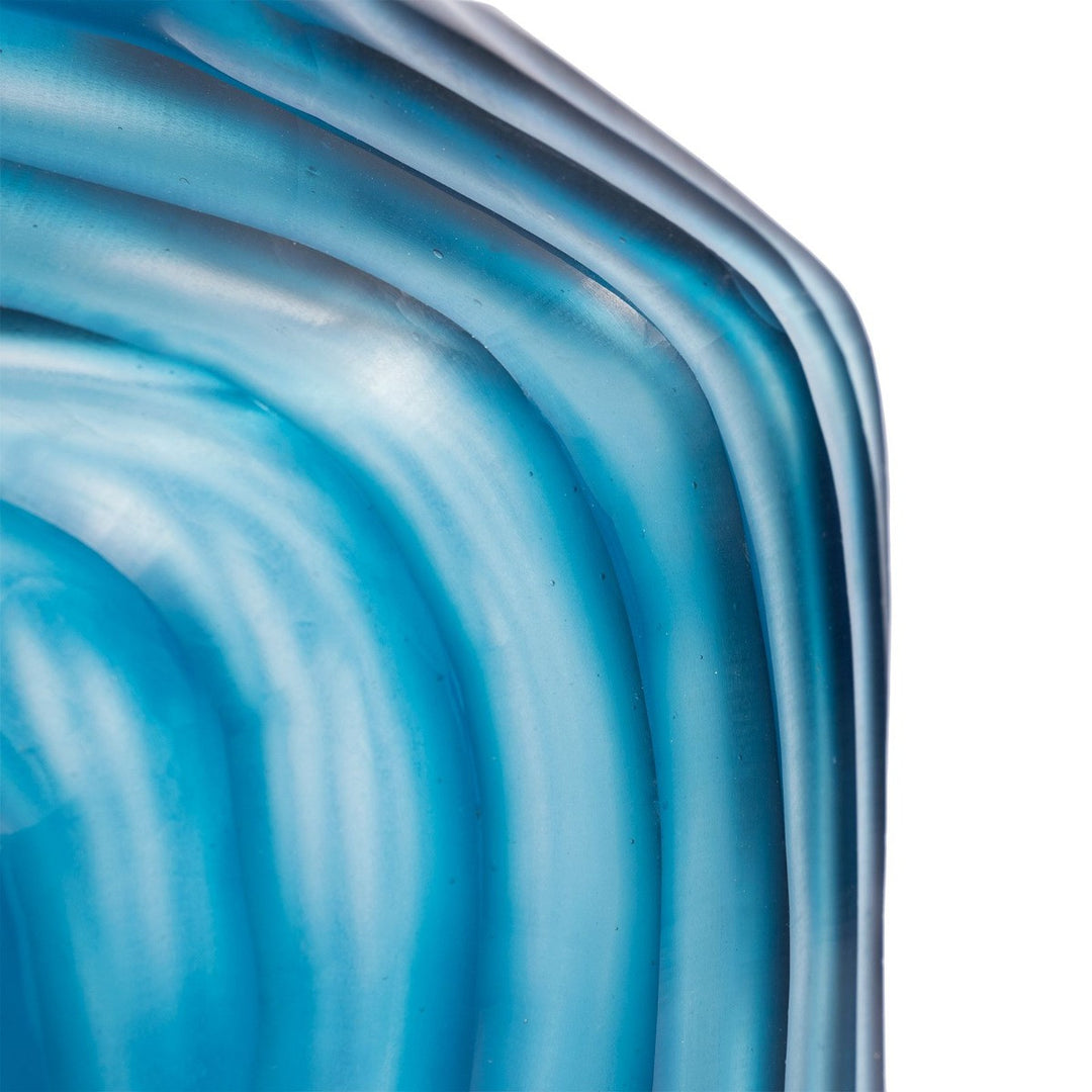 Circle Small Vase, Frost Blue
