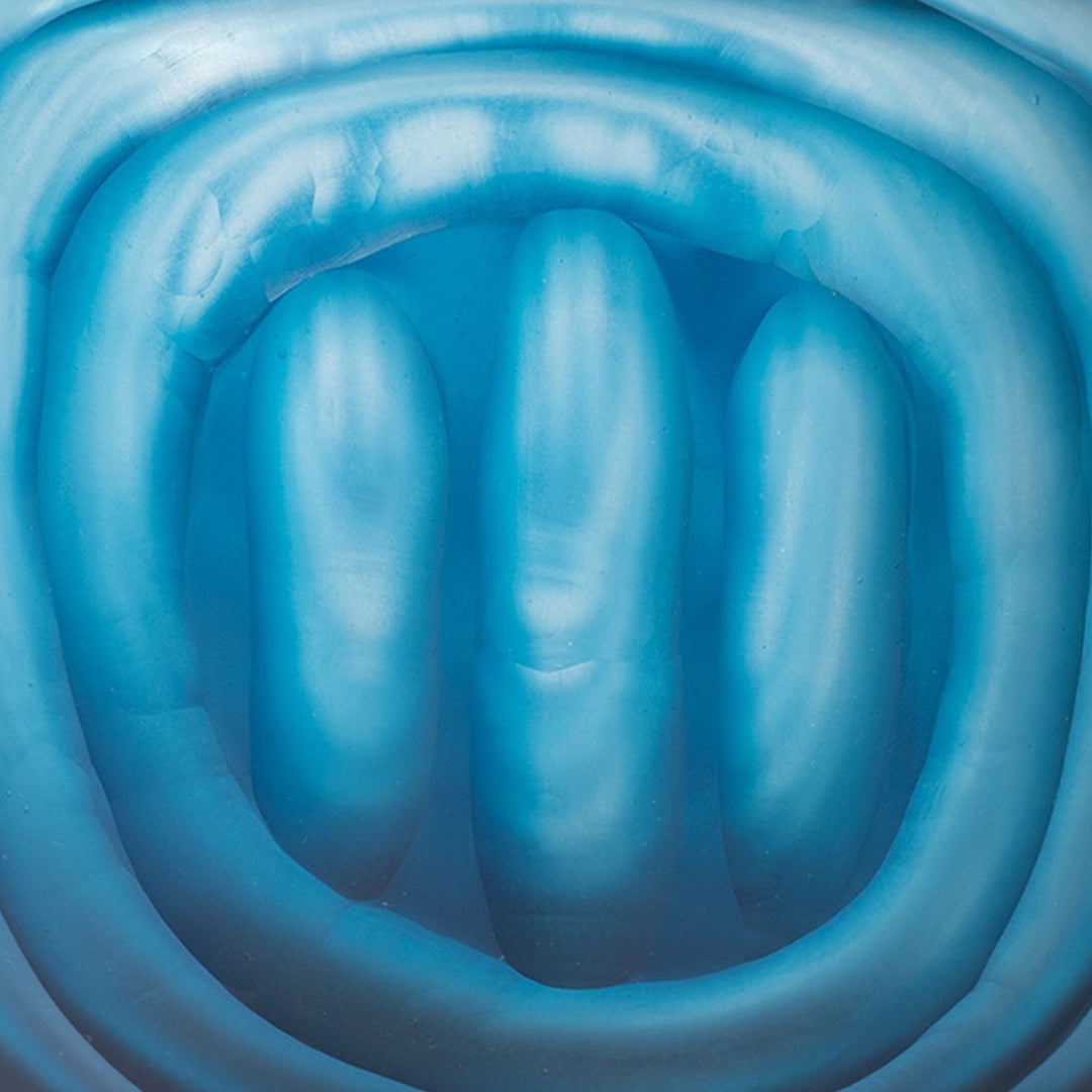 Circle Small Vase, Frost Blue