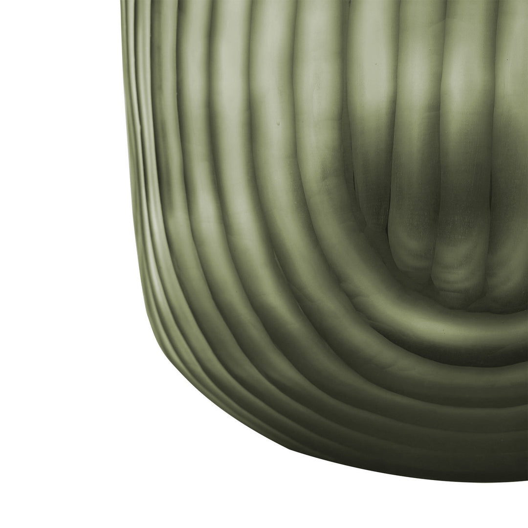 Circle Large Vase, Nori Green