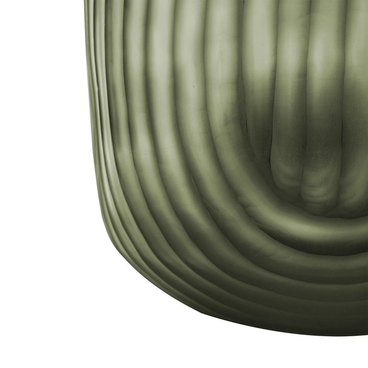 Circle Large Vase, Nori Green