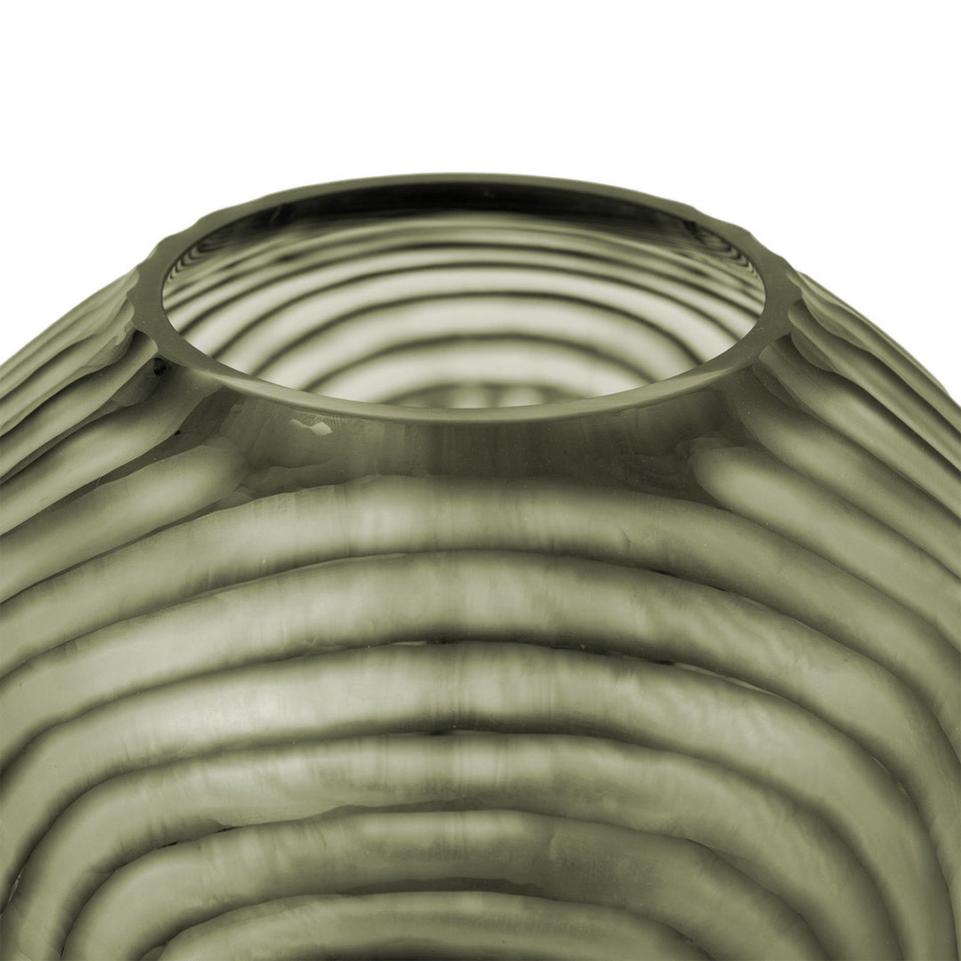 Circle Large Vase, Nori Green