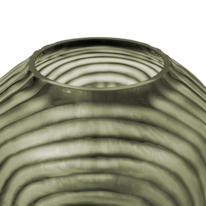 Circle Large Vase, Nori Green
