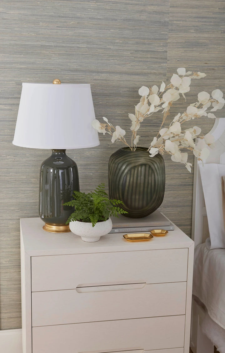 Circle Large Vase, Nori Green