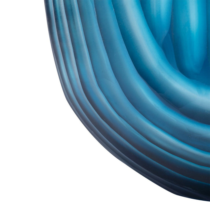 Circle Large Vase, Frost Blue