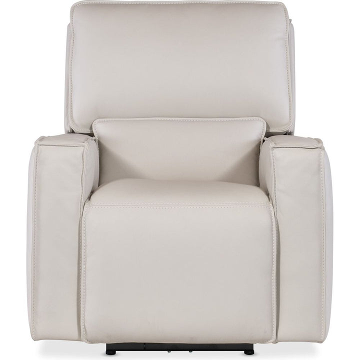 Lounge Chairs: Recliners Miles Zero Gravity Power Recliner with Power Headrest - Grey