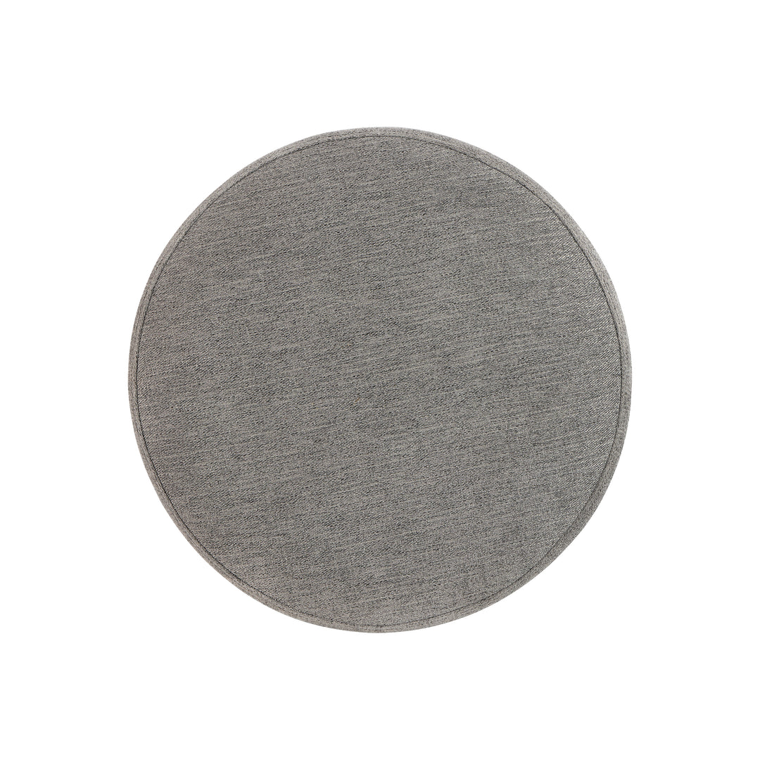 Linea Cerused Charcoal Round Bench