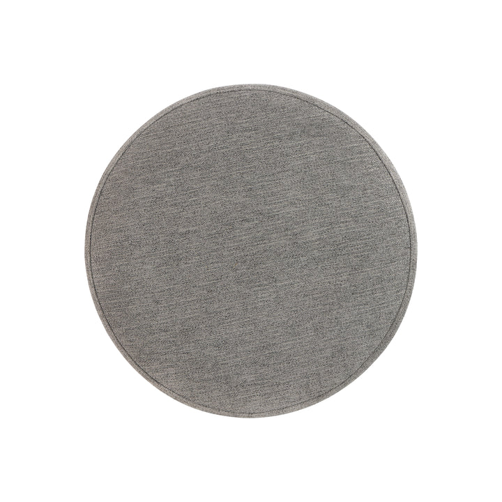 Linea Cerused Charcoal Round Bench