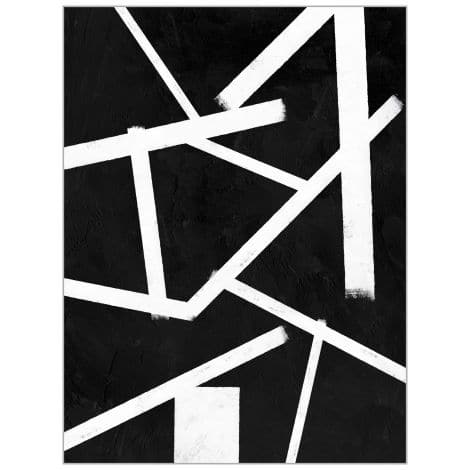 Sharp Edges Black 2-Wendover-WEND-CK0411-Wall Art-1-France and Son