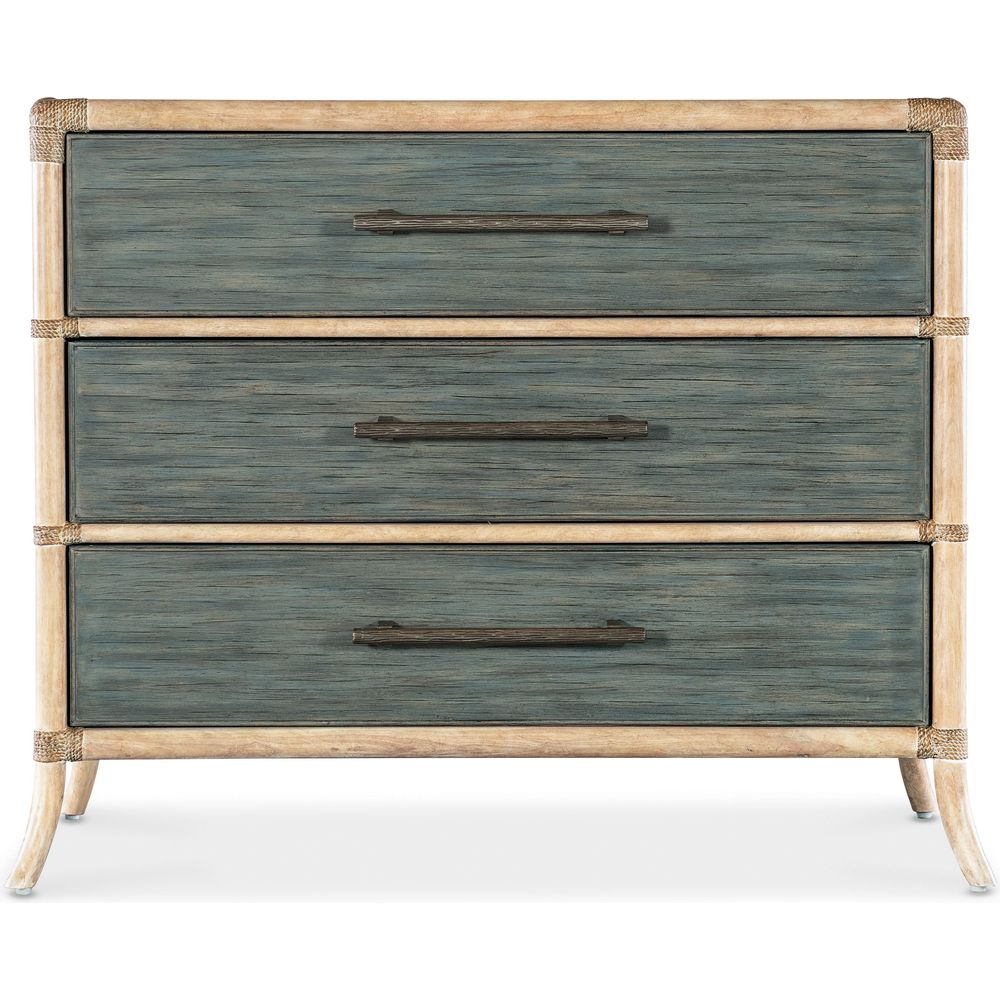 Dressers & Chests Retreat Pole Rattan Chest - Blues