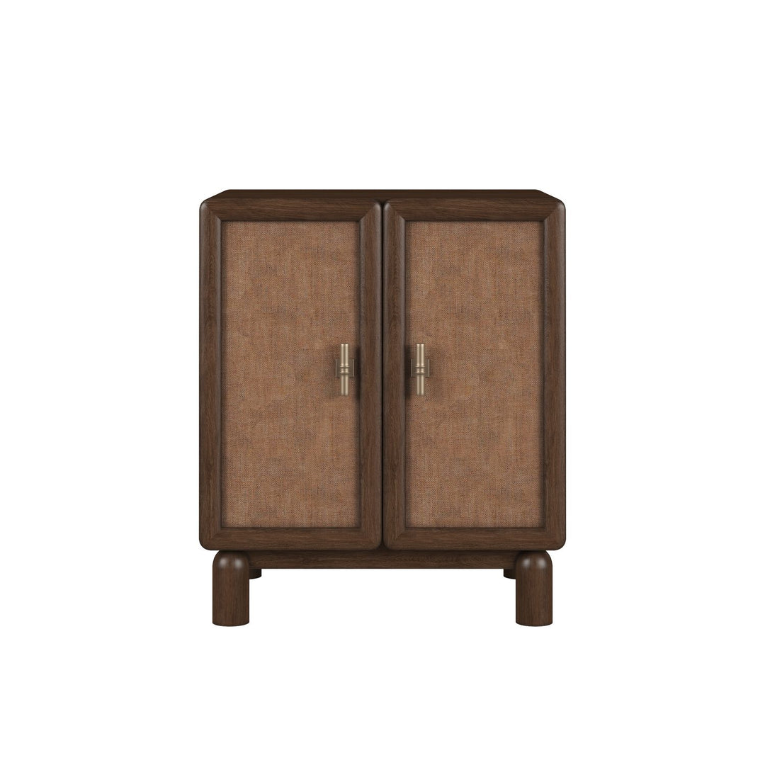 Verge Door Nightstand — Handcrafted Walnut