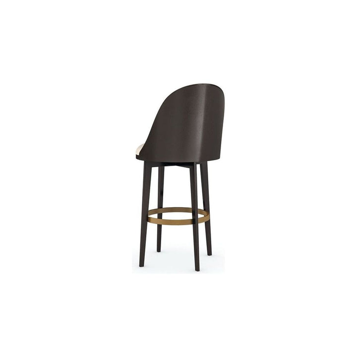 Encore Bar Stool - Brown, Gold, Beige