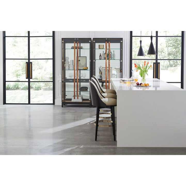 Bar & Counter Stools Encore Bar Stool - Brown, Gold, Beige