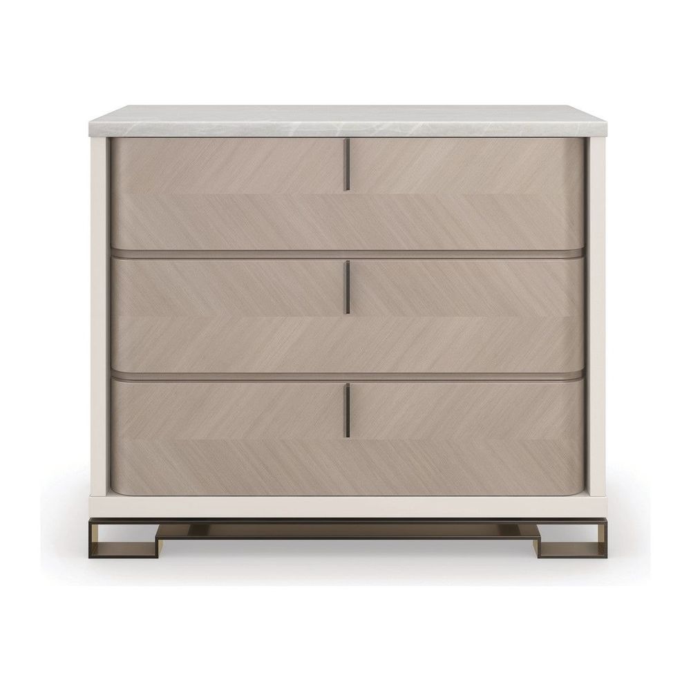 Dressers & Chests Whisper - Grey, White, Silver