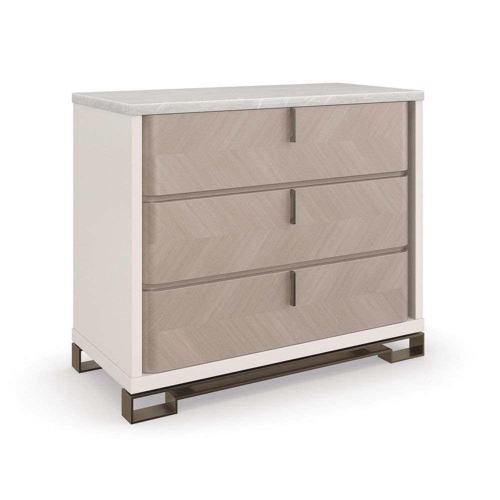 Dressers & Chests Whisper - Grey, White, Silver